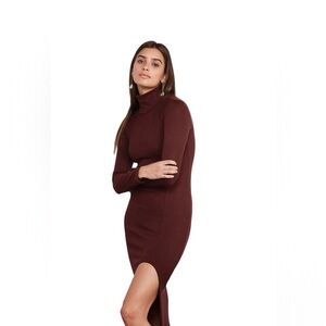 Rachel Pally Luxe Rib Pamela Dress in Plum NWT